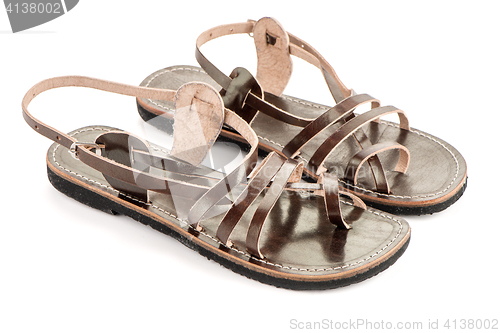Image of Leather women sandals