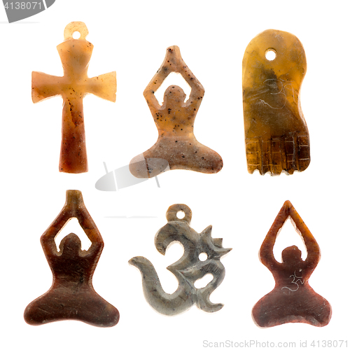 Image of Pendant indian cultural symbols 
