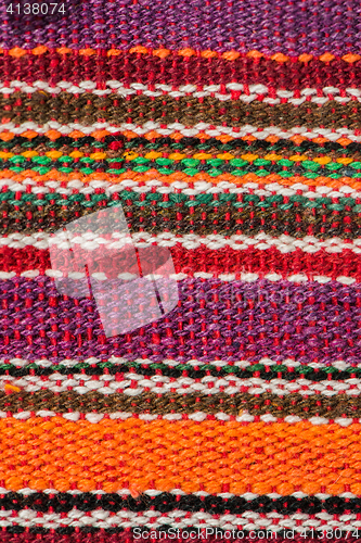 Image of Multi color fabric texture