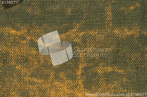 Image of Green fabric texture