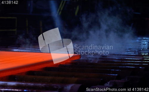 Image of Hot steel plate