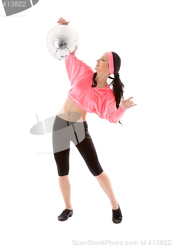 Image of disco ball dancer