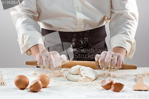 Image of Hands kneading a dough