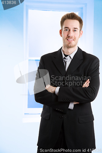 Image of Caucasian businessman