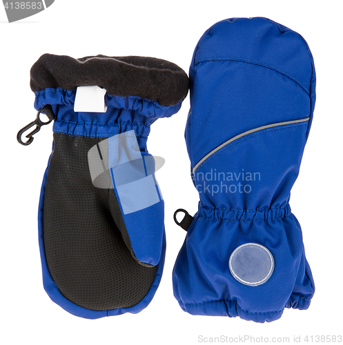 Image of Children\'s autumn-winter mittens