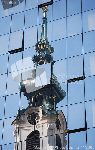 Image of old meet new