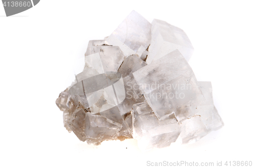 Image of halite salt cubes