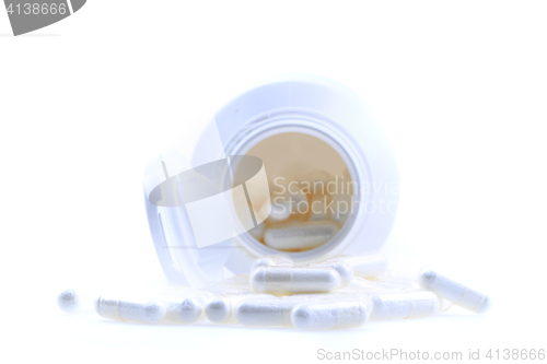 Image of medical pills isolated