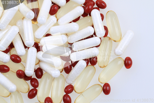 Image of medical pills isolated