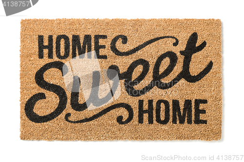 Image of Home Sweet Home Welcome Mat Isolated on White