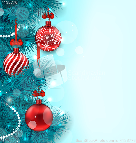 Image of Christmas Lighten Background