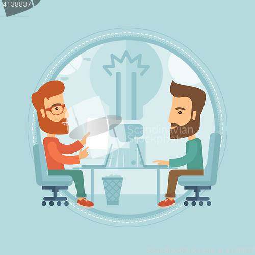 Image of Successful business idea vector illustration.