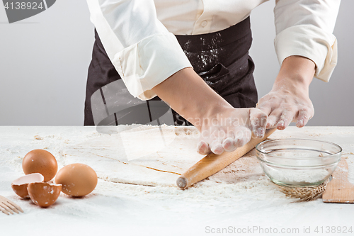 Image of Hands kneading a dough