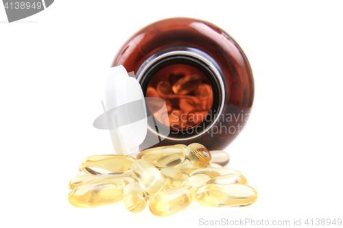 Image of medical pills isolated