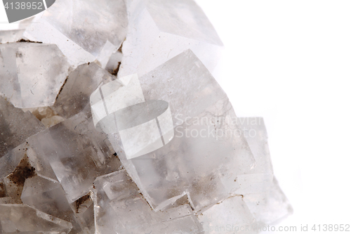 Image of halite salt cubes