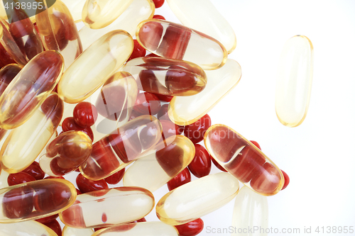 Image of medical pills isolated