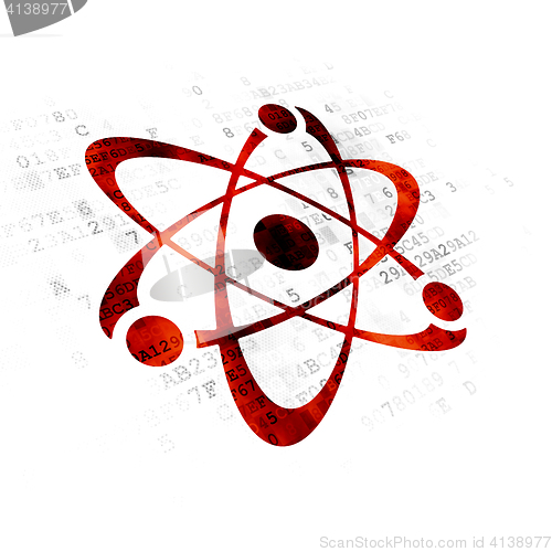 Image of Science concept: Molecule on Digital background