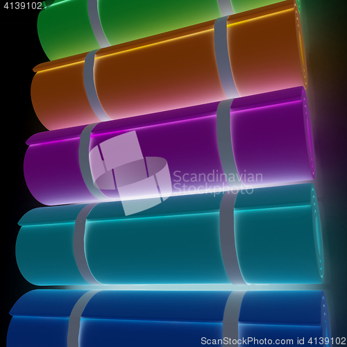 Image of karemats. 3D illustration