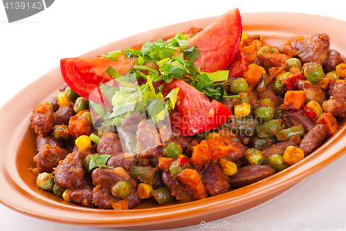 Image of Traditional mexican chili with kidney beans