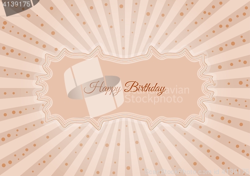 Image of Decorative birthday label