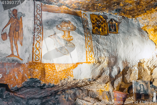 Image of Orthodox Christians Cave Paintings