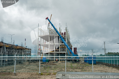 Image of Construction of petrochemical plant. Tobolsk