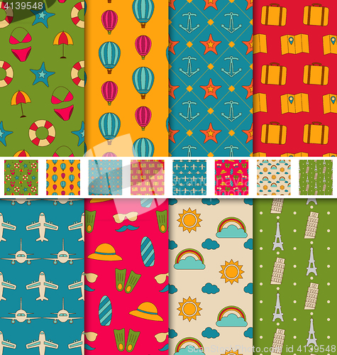 Image of Collection Colorful Seamless Wallpapers or Backgrounds 