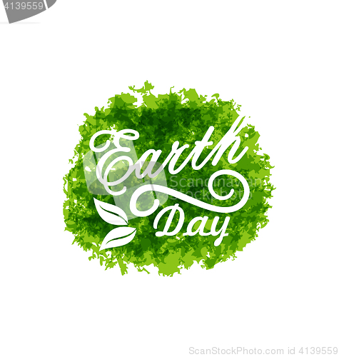 Image of Celebration Background for Earth Day Lettering