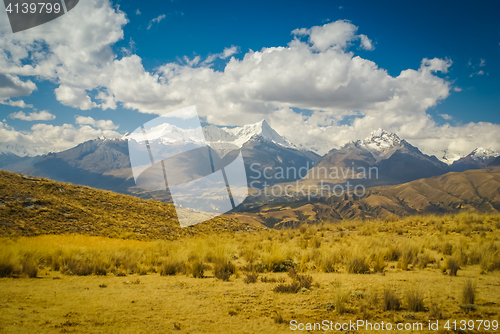 Image of Large mountain range