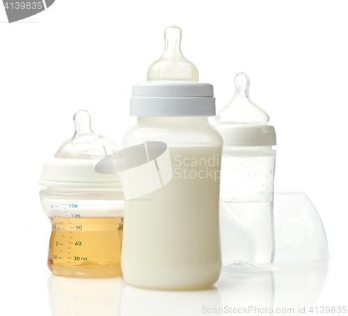 Image of various baby bottles