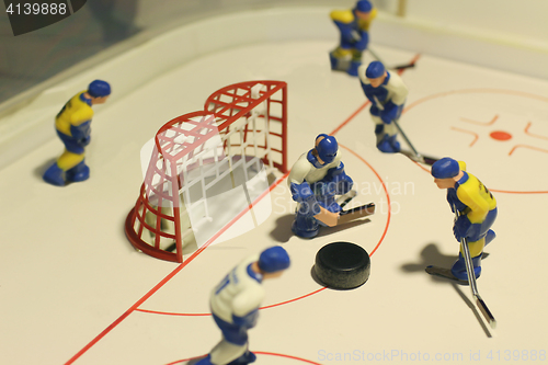 Image of ice hockey table game