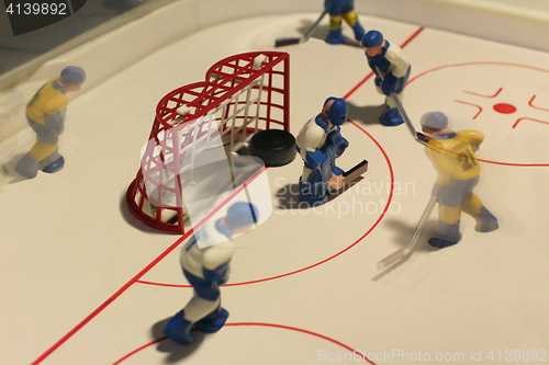 Image of ice hockey goal