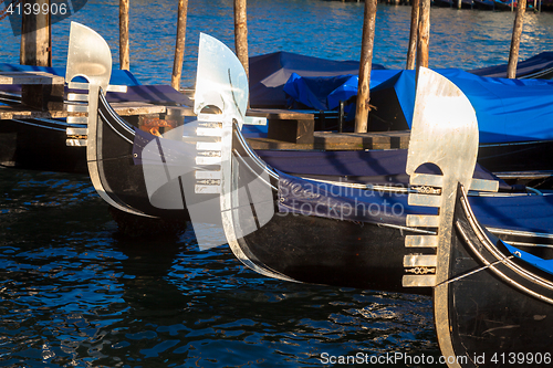 Image of Venice, Gondolas detail