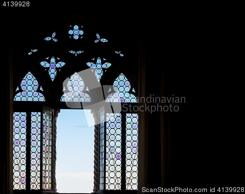 Image of Medieval window silhouette