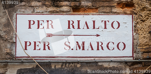 Image of Venice street sign