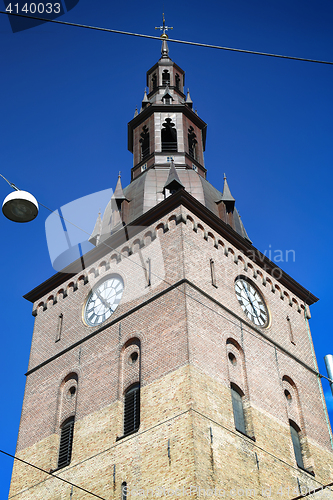 Image of View of Oslo Cathedral, formerly Our Savior\'s Church in central 