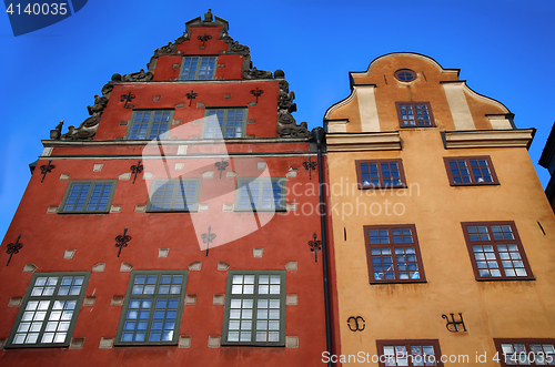 Image of Stortorget square in Gamla stan, Stockholm, Sweden