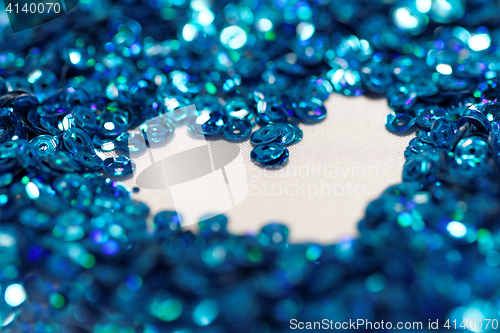 Image of Blue sequin