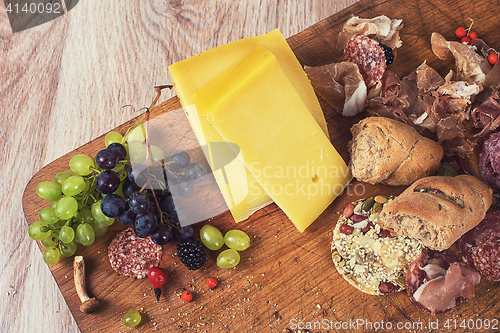 Image of Food set on the table