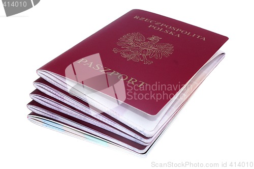 Image of Pile of passport