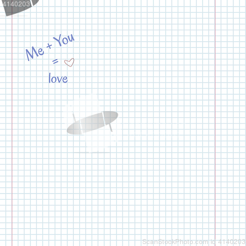 Image of Love concept with copy-space