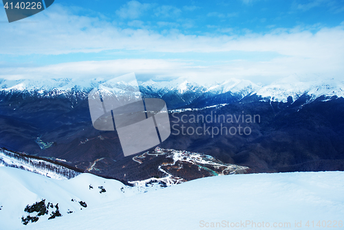 Image of winter mountains