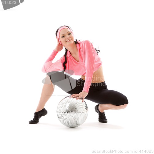 Image of disco ball dancer