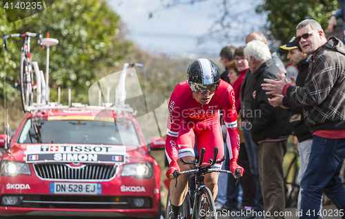 Image of The Cyclist Julien Simon - Paris-Nice 2016