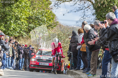 Image of The Cyclist Julien Simon - Paris-Nice 2016