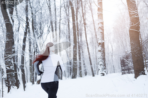 Image of Photo of young girl running