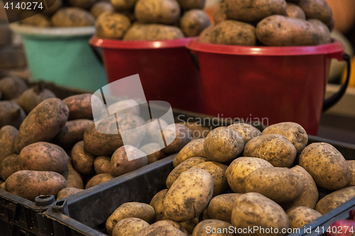 Image of Potato at marketplace