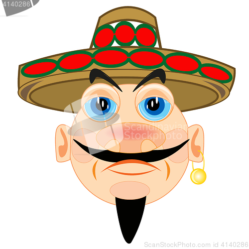 Image of Portrait mexican in hat