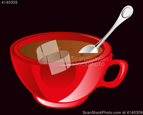 Image of Cup hot coffee