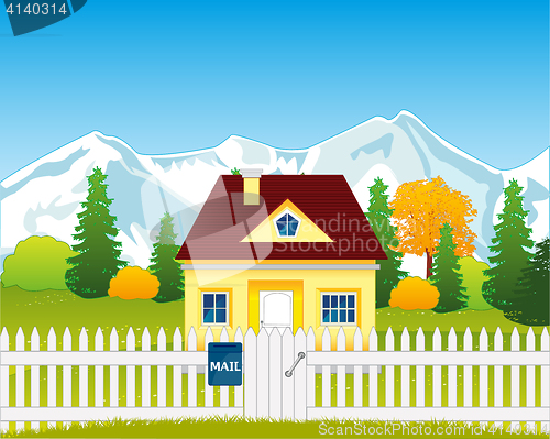 Image of Small house on glade